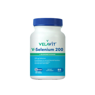 Velavit V-Selenium 200 Selenyum İçeren Takviye Edici Gıda 60 Tablet - Velavit