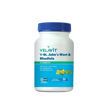 Velavit V-St. Johns Wort & Rhodiola 30 Kapsül - Velavit