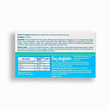 Velavlit V-Kerabiom - Takviye Edici Gıda 60 Kapsül - 3