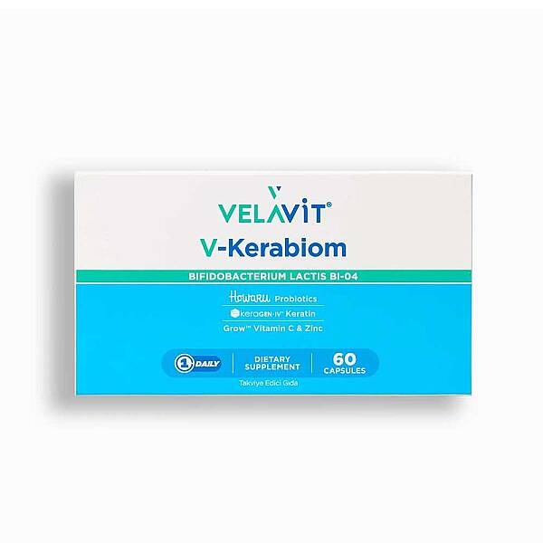 Velavlit V-Kerabiom - Takviye Edici Gıda 60 Kapsül - 1