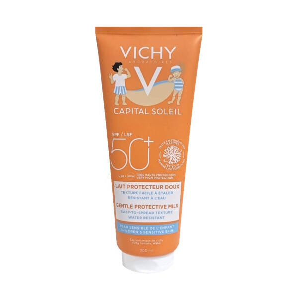 Vichy Capital Ideal Soleil SPF50+ Çocuklar İçin Yüz ve Vücut Sütü 300 ml - 1