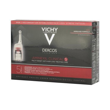 Vichy Dercos Aminexil Erkekler İçin Saç Dökülmesine Karşı 5 Etkili Bakım 21x6 ml - Vichy