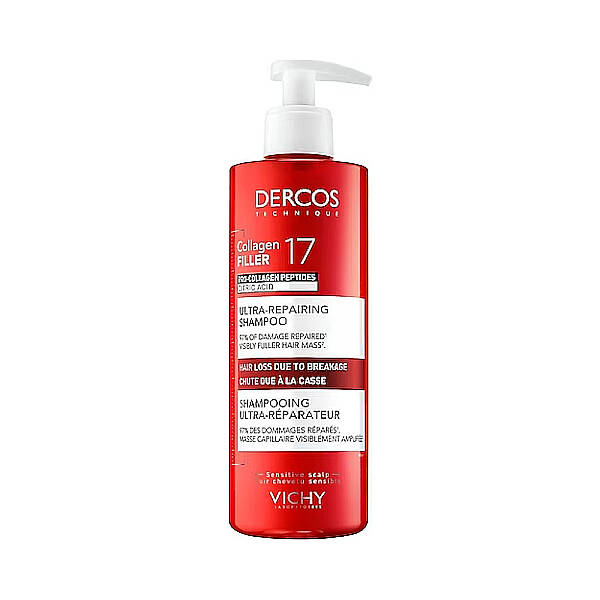 Vichy Dercos Collagen 17 Filler Koparak Dökülme Karşıtı Şampuan 400 ml - 1