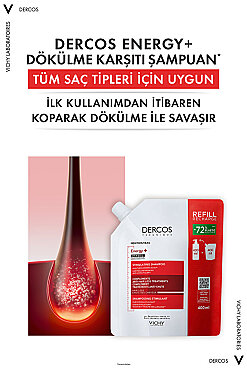 Vichy Dercos Saç Dökülmesine Karşı Tamamlayıcı Şampuan Refill 400 ml - 8