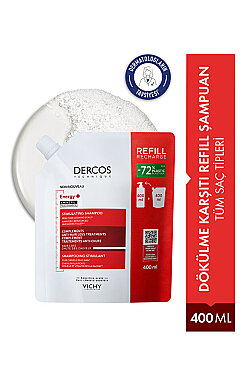 Vichy Dercos Saç Dökülmesine Karşı Tamamlayıcı Şampuan Refill 400 ml - Vichy (1)
