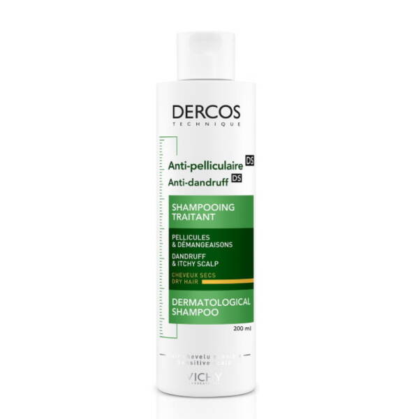 Vichy Dercos Kuru Saçlar İçin Kepeğe Karşı Etkili Bakım Şampuanı 200 ml - 1