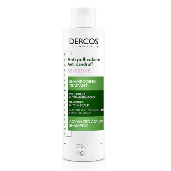 Vichy Dercos Hassas Saçlar İçin Kepeğe Karşı Etkili Bakım Şampuanı 200 ml - 1