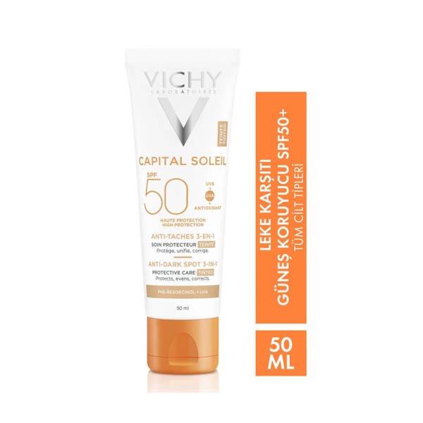 Vichy Capital Soleil SPF50 Tinted Anti Dark Spots Care 50ml - 2