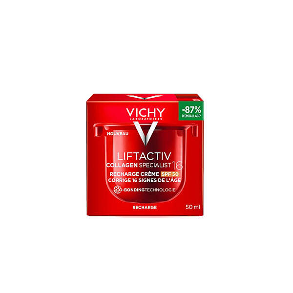 Vichy Liftactiv Collagen Specialist 16 SPF50 Gündüz Kremi Yedek Kapsül 50 ml - 1