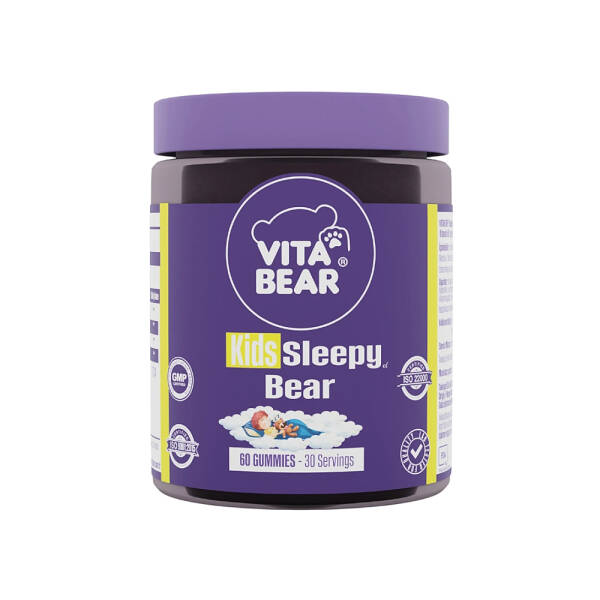 Vita Bear Kids Sleepy Bear 60 Çiğnenebilir Jel Form Takviye Edici Gıda - 1