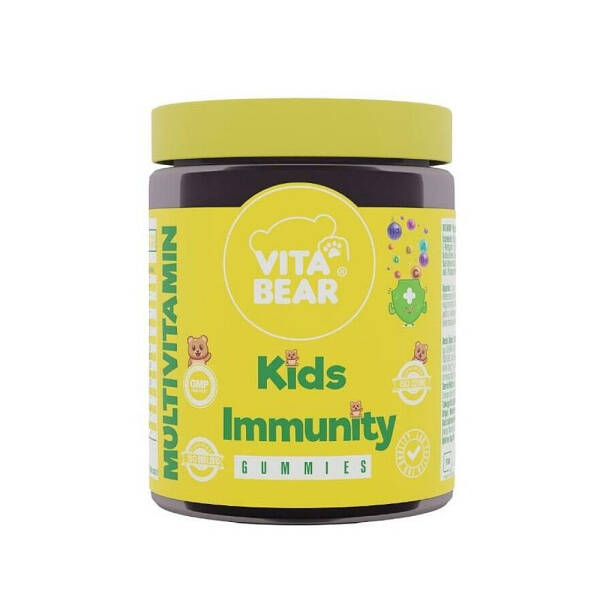 Vita Bear Multivitamin Kids Immunity 60 Çiğnenebilir Jel Form Takviye Edici Gıda - 1
