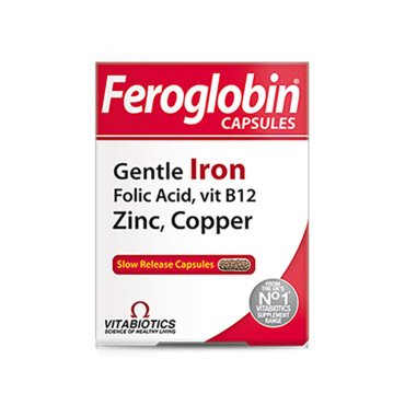 Vitabiotics Feroglobin Gentle Iron 30 Kapsül - Vitabiotics