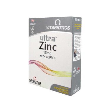Vitabiotics Ultra Zinc 15mg With Copper 60 Tablet - Vitabiotics