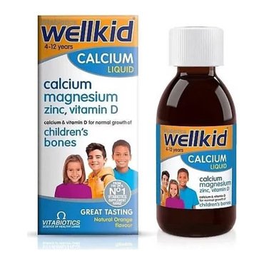 Vitabiotics Wellkid Calcium Liquid Takviye Edici Gıda 150ml - Vitabiotics