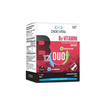 Zade Vital B12 Vitamini 10ml Sprey - Zade Vital