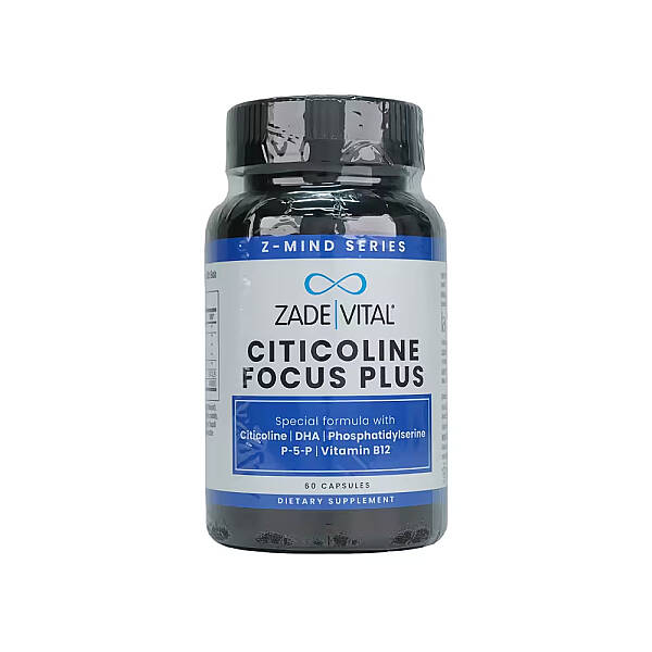 Zade Vital Citicoline Focus Plus Takviye Edici Gıda 60 Kapsül - 1