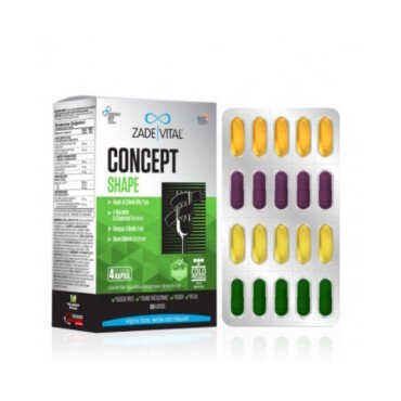 Zade Vital Concept Shape 60 Kapsül - Zade Vital