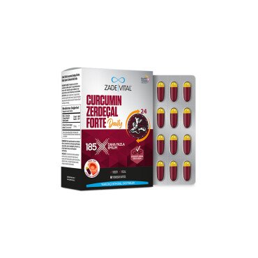 Zade Vital Curcumin Zerdeçal Forte Daily 60 Yumuşak Kapsül - Zade Vital