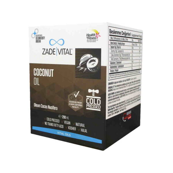 Zade Vital Hindistan Cevizi Yağı 200ml - 1