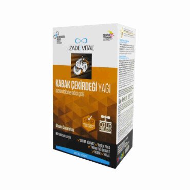 Zade Vital Kabak Çekirdeği Yağı 320mg 60 Kapsül - Zade Vital