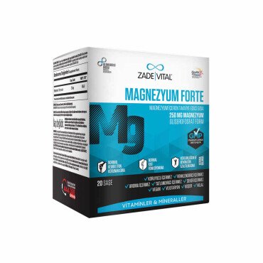 Zade Vital Magnezyum Forte 20 Saşe - Zade Vital