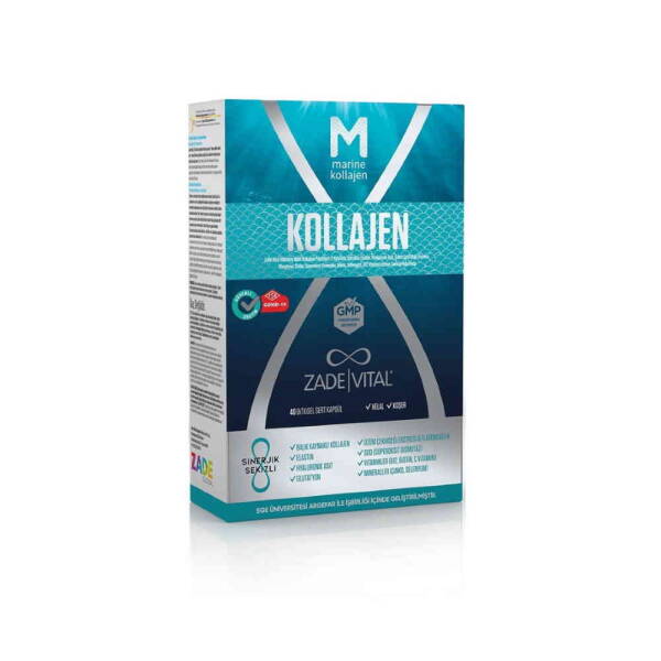 Zade Vital Marine Collagen 40 Kapsül - 1