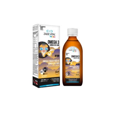 Zade Vital Miniza Omega 3 ve Çörek Otu Yağı Limon Aromalı 150ml - Zade Vital