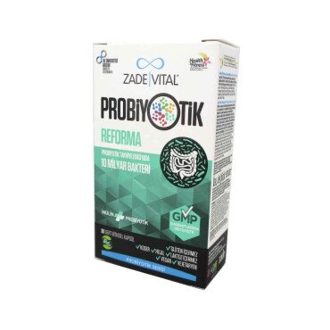 Zade Vital Probiotics Reforma 30 Kapsül - Zade Vital