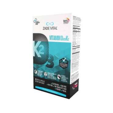 Zade Vital Vitamin D3 + Vitamin K2 30 Kapsül - Zade Vital